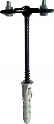 Produktbild von Blitzschutzhalter für Band und Draht fi12 L - 250 schwarz