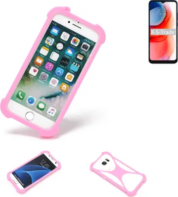 Produktbild von K-S-Trade Handy Hülle kompatibel mit Motorola Moto G Play (2021) Schutz Hülle Bumper Silikon Schutz Hülle Cover Case Silikoncase Silikonbumper TPU