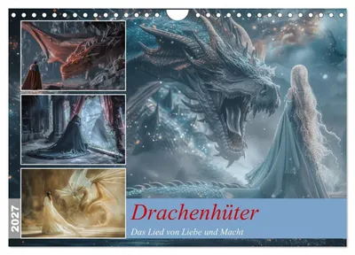Produktbild von Drachenhüter (Wandkalender 2027 DIN A4 quer), CALVENDO Monatskalender