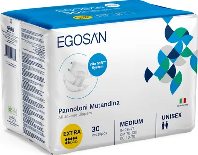 Produktbild von EGOSAN NATURAL COMFORT EXTRA WINDELHOSEN (SLIP) ALL-IN-ONE Gr. M