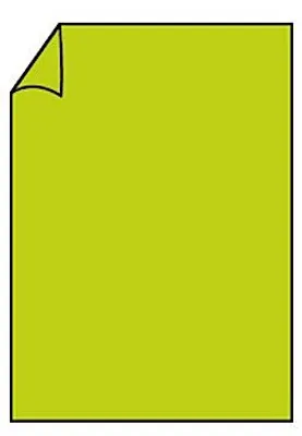 Produktbild von Rössler Papier Paperado-Blatt DIN A4, Maigrün - ein Blatt