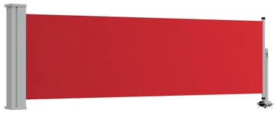 Obrázok produktu pre vidaXL Výsuvná bočná markíza 80 × 300 cm Červená