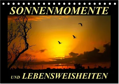 Produktbild von Sonnenmomente und Lebensweisheiten (Tischkalender 2027 DIN A5 quer), CALVENDO Monatskalender