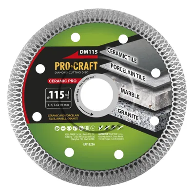 Obrázek produktu pro Diamantový řezný kotouč Ceramic PRO Procraft DM115