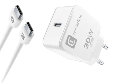 Zdjęcie produktu dla Cellularline 8018080468087, Wewnętrzna, Prąd przemienny, 1 m, Biały