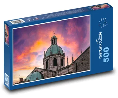 Obrázok produktu pre Puzzle 500 Katedrála pri západe slnka - martinpuzzle