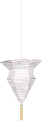 Produktbild von Näve Leuchten Pendelleuchte Asia mit E27 Pendelleuchte Asia mit E27 Pendelleuchten - Papierschirm für Glattmantelpendel "Asia", Hängelampe aus Papier in weiß, 45 cm hoch, Ø 30 cm, E27-Fassung