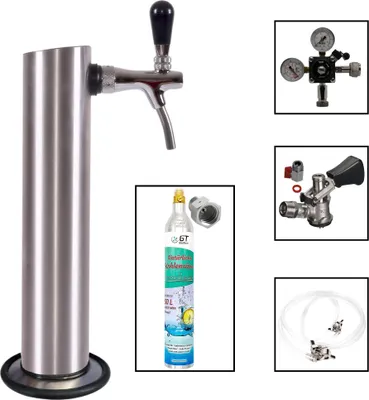 Produktbild von Zapfgarnitur mit Kompensatorschankhahn Typ D (Köpikeg) 425g Soda Getränkesprudler