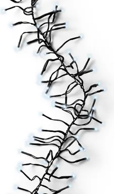 Imagen del producto de Iluminación LED para árbol de Navidad, 10 metros, 8 funciones, temporizador, luz blanca fría