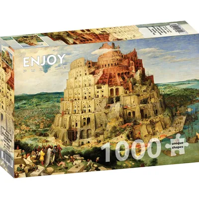 Obrázek produktu pro ENJOY Puzzle Pieter Bruegel: Babylonská věž 1000 dílků
