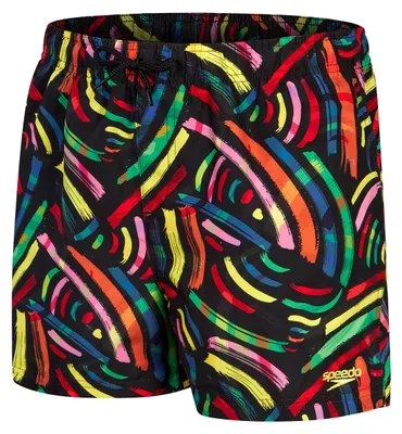 Produktbild von SPEEDO BOY ECO PRINTED 13 Jungen S Schwarz Mehrfarbig