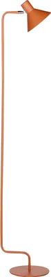 Produktbild von BELIANI Stehlampe Orange Eisen 154 cm Kegelform Rund Matt mit Kabel Schalter Verstellbarer Schirm Modern für Schlafzimmer Büro Wohnzimmer Esszimmer