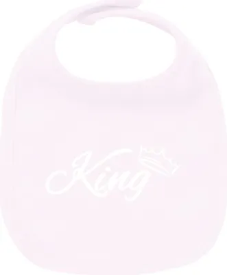 Produktbild von Huuraa Unisex Babylatz King Krone Geschenk Babypink  Baumwolle King Mitbringsel