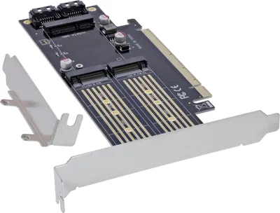 Produktbild von InLine 76660T, PCIe, M.2, mSATA, Männlich, Taiwan, 3.3 V, -40 - 85 °C