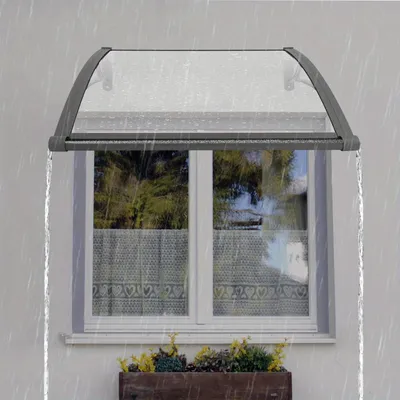 Produktbild von Deurling-Markise – Transparent – Überdachung für Außentür und Fenster – Wetterbeständig