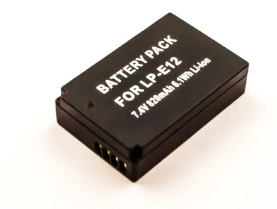 Zdjęcie produktu dla Akumulator AccuCell odpowiedni do aparatu cyfrowego CANON LP-E12, EOS M