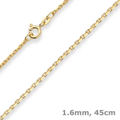 1-6mm-Ankerkette-diamantiert-aus-585-Gelbgold-45cm