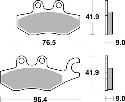 Produktbild von sbs Bremsbeläge Satz 187CT