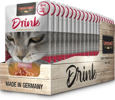 Produktbild von LEONARDO Drink Beef 20x40g