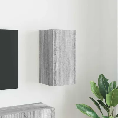 Produktbild von "Schlussverkauf" TV-Wandschrank moderne - Wand Hängeboard - für das Wohnzimmer - Graues Sonoma 30x31x60 cm Holzwerkstoff  C14679