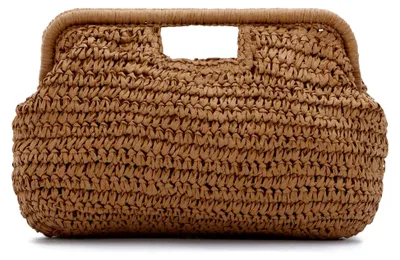 Produktbild von Stroh Clutch Damen Sommer Boho Raffia Handtasche für Hochzeit Party Alltag Arbeit Gewebt Strohtasche für Strand Urlaub
