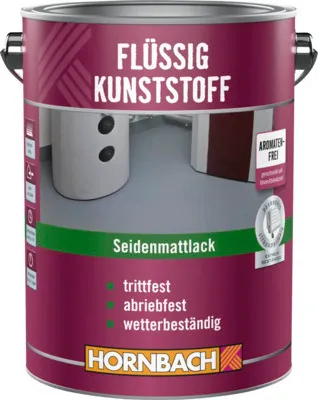 Produktbild von HORNBACH Flüssigkunststoff RAL 7001 silbergrau 2,5 l