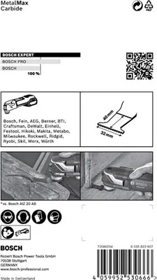 Produktbild von EXPERT MetalMax AIZ 32 AIT Tauchsägeblatt für Multifunktionswerkzeuge, 40x32 mm