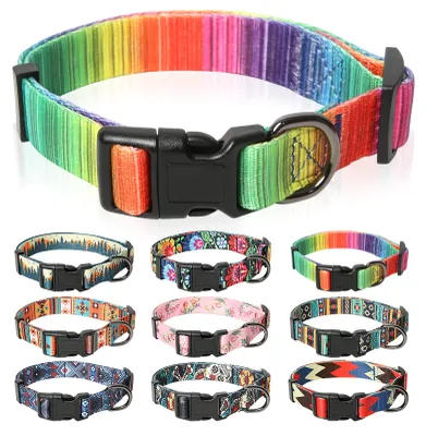 Produktbild von Hundehalsband für kleine, mittelgroße und große Hunde – Verstellbar und bequem