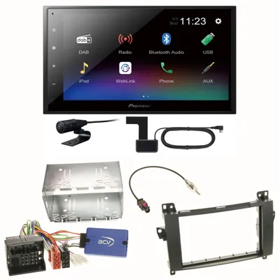 Produktbild von Pioneer DMH-A340DAB DAB+ Bluetooth Einbauset für Mercedes A W169 B Klasse W245