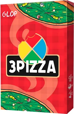 Produktbild von 3Pizza - Schnelles und lustiges Kartenspiel/Familienspiel & Gesellschaftsspiel mit Pizza‑Thema