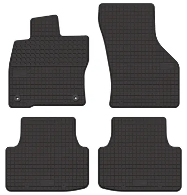 Zdjęcie produktu dla Dywaniki gumowe do Skoda Octavia IV A7 2020- (sedan/kombi/liftback) – 4 szt., czarne, dopasowane – Wielganizator SolidTread
