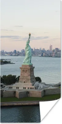 Produktbild von MuchoWow® Poster New York - Freiheitsstatue - Amerika 60x120 cm - Wandschmuck