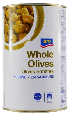 Produktbild von aro Whole Grüne Oliven Ganz 4,0KG