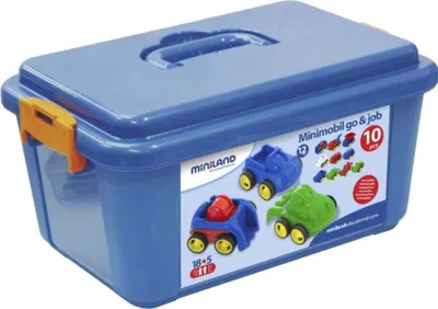 Immagine prodotto di Minimobil 12 cm con 10 auto - Miniland