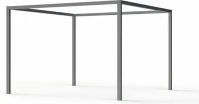 Produktbild von Siena Garden Pergola SCHATTENMANUFAKTUR® LIBERA, 315 x 315 x 218 cm anthrazit M51792