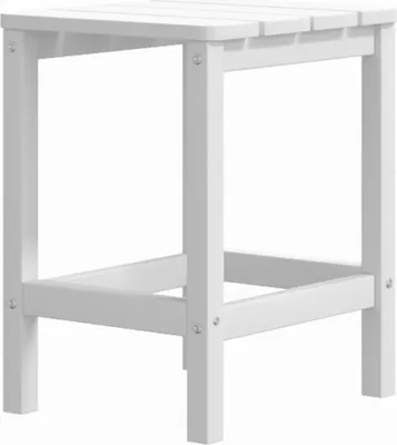 Produktbild von vidaXL Adirondack-Gartentisch Weiß 38x38x46 cm HDPE