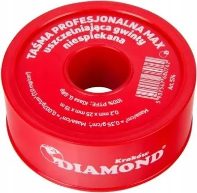 Produktbild von Teflon-Profi-Band Max PTFE 15 m x 25 mm x 0,2