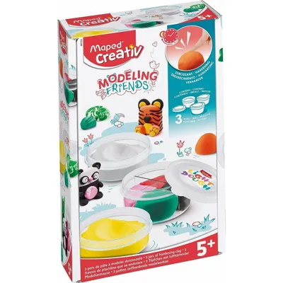Image de Maped Creativ Pâte à modeler MODELING FRIENDS Set de 6 pièces