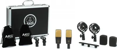 Image de AKG C 414 XLII-ST Microphone de studio à condensateur (2 pièces), accordés l'un à l'autre (matched Set)