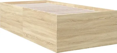 Produktbild von Bettgestell Sonoma-Eiche 90x200 cm Holzwerkstoff