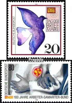 Produktbild von Briefmarken BRD (BR.Deutschland) 1988 Mi 1388,1394 (kompl.Ausg.) postfrisch Tag der Briefmarke