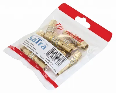 Obrázok produktu pre Prúdová spojka - spojovací článok s pružinou pre zvárací horák MIGMAG typ MB15, sada 10ks, 42mm
