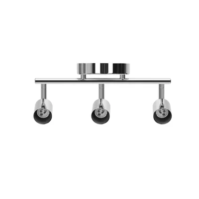 Image de LED Spot de plafond argent - 3 x GU10 douille - orientable - excl. LED's