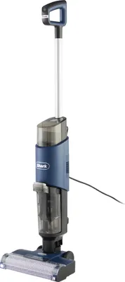 Produktbild von Shark HydroVac Mop Staubsauger mit Kabel 7,6m, saugt und wischt Böden, antimikrobielle rotierende Mehrflächenbürste zur Geruchsbeseitigung, reinigt trocken und nass, Selbstreinigungsmodus, blau WD100EU