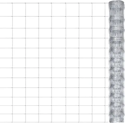 Obrázok produktu pre Záhradný plot pozinkovaná oceľ 50x1,25 m strieborný