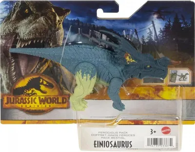 Obrázek produktu pro Einiosaurus - Ferocious Pack - Jurský svět Dominion Mattel akční figurka dinosaura