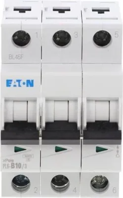Image de EATON PL6-B10/3 Interrupteur de surintensité 230/400VAC