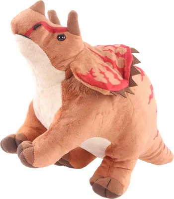 Zdjęcie produktu dla Miękka, pluszowa zabawka Triceratops, kreskówkowy wielofunkcyjny pluszak stymulujący dla dzieci