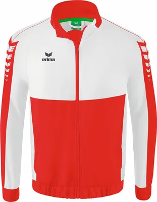 Produktbild von Erima Six Wings Präsentationsjacke Rot/Weiß - XL