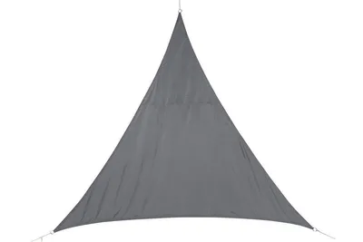 Produktbild von Hesperide Schattentuch Curacao - dreieckig - grau - 2 x 2 m